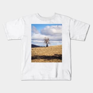 Tree On A Hill Kids T-Shirt